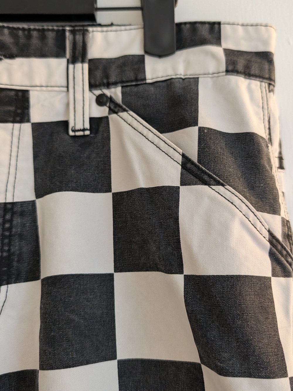 G-Star RAW Black and White Checker Cargo Pants Pharrell Willams Collab - Picture 10 of 14
